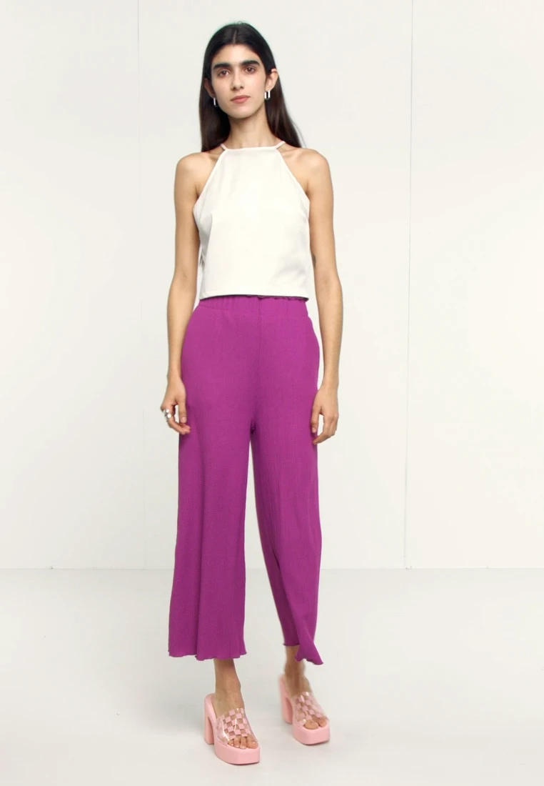 Even&Odd Stoffhose - Purple 2 Even&Odd Stoffhose - Purple – Bild 2