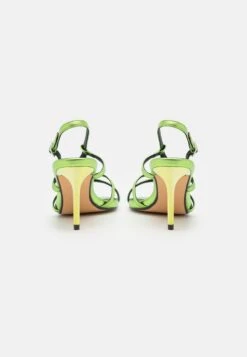 Even&Odd LEATHER - High Heel Sandalette - Green -Even&Odd 05eca1f072ac4b38a85da3c1f81738a2