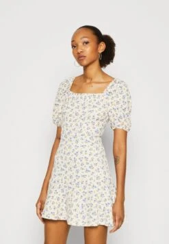 Even&Odd Freizeitkleid - Beige/blue/multi-coloured