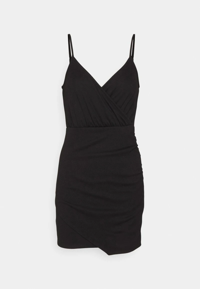 Even&Odd STRAPPY WARP MINI BODYCON PUNTO DRESS - Etuikleid - Black 6 Even&Odd STRAPPY WARP MINI BODYCON PUNTO DRESS - Etuikleid - Black – Bild 6