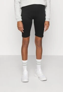 2 PACK - Shorts - Black/mottled Dark Grey -Even&Odd 1bf2d01e2512485d9cf7477a81bcf9d6