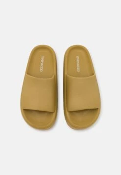 Even&Odd Pantolette Flach - Khaki -Even&Odd 218d577f7dd7471887bed043afa3bc96