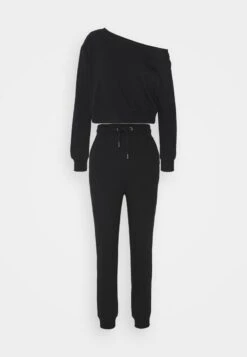 Even&Odd Off Shoulder&Jogger Set - Sweatshirt - Black -Even&Odd 55a455470d0742fbb92bb2b728127aa2 1