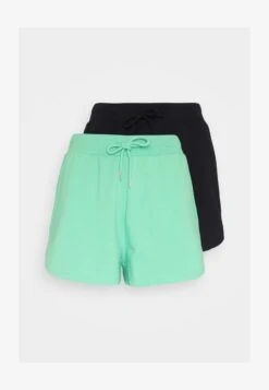 Even&Odd 2 Pack - Jogginghose - Black/green -Even&Odd 5e0d767dd7094b169f3683acac2a8486