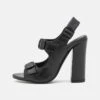 High Heel Sandalette - Black