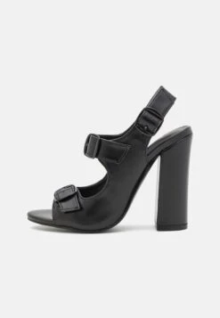 High Heel Sandalette - Black