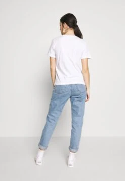 Even&Odd 2PACK - T-Shirt Basic - White/black -Even&Odd 93b0fb9fb6244e07afb51cd7139a9189