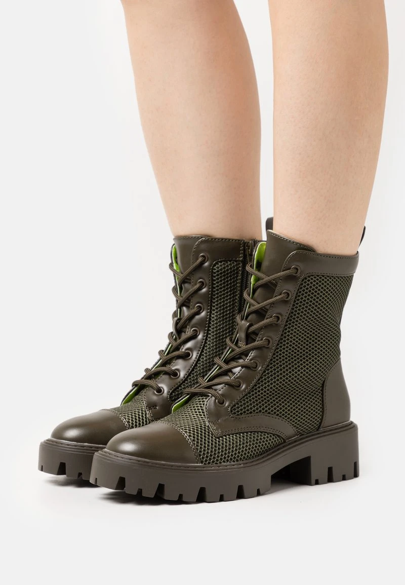 Even&Odd Plateaustiefelette - Khaki 1 Even&Odd Plateaustiefelette - Khaki