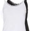 2 PACK - Top - White/black