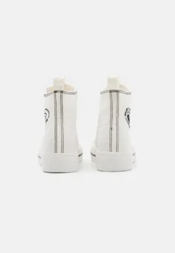Even&Odd LOVE - Sneaker High - White/black -Even&Odd b9ab55472f2a41608a1010820da97914