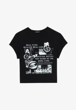 Even&Odd T-Shirt Print - Black -Even&Odd bb505e6f8a204802a292e35b62105852