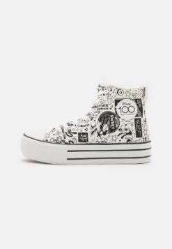 Even&Odd 43 Even&Odd DISNEY D100 - Sneaker High - Black/white
