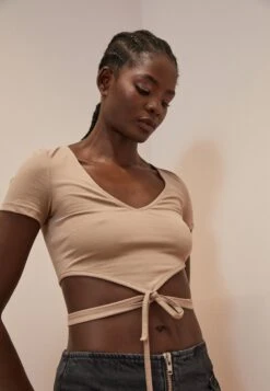 Even&Odd T-Shirt Print - Taupe