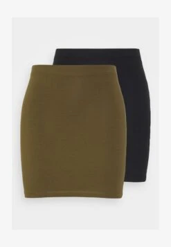 2 PACK - Bleistiftrock - Black/khaki 10 2 PACK - Bleistiftrock - Black/khaki -Even&Odd cd6505136f9441d18d36d80338845f75