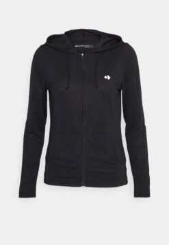 BREATHABLE ZIP-UP HOODIE - Sweatjacke - Black 9 BREATHABLE ZIP-UP HOODIE - Sweatjacke - Black -Even&Odd e03366dbe56d4969a7e680f7107791b7