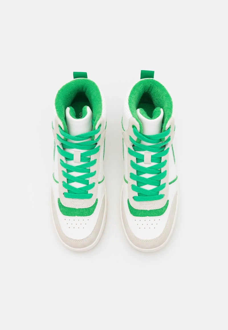 Even&Odd Sneaker High - White/green 6 Even&Odd Sneaker High - White/green – Bild 6