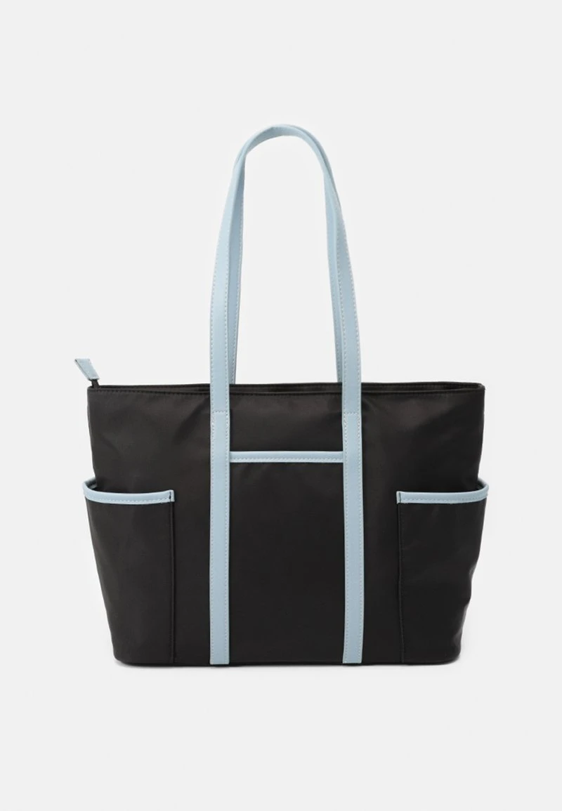 Even&Odd Shopping Bag - 802 - Black_502 - Blue 1 Even&Odd Shopping Bag - 802 - Black_502 - Blue