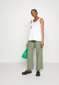 2 PACK - Top - White/yellow