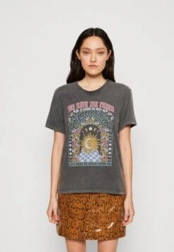 T-Shirt Print - Black -Even&Odd f94b97b259954129ad8ea3f3af43762a